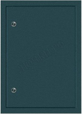 Люк сантехнический усиленный 2мм с замком 2 створки 640*960, RAL1015, монтажные пластины 120 мм Люк сантехнический усиленный 2мм с замком 2 створки 640*960, RAL1015, монтажные пластины 120 мм