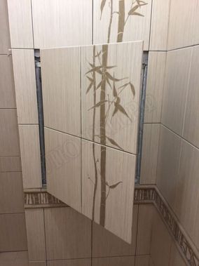 Люк под плитку Нажимной Секрет-Лайт 200*750 Люк под плитку Нажимной Секрет-Лайт 200*750