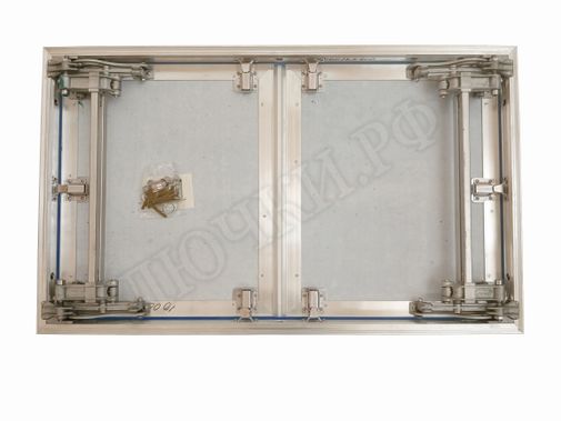 Люк под плитку Нажимной Хаммер Слава 2 створки 1000*600 Люк под плитку Нажимной Хаммер Слава 2 створки 1000*600