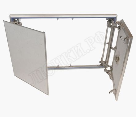 Люк под плитку Нажимной Хаммер Слава 2 створки 1000*600 Люк под плитку Нажимной Хаммер Слава 2 створки 1000*600
