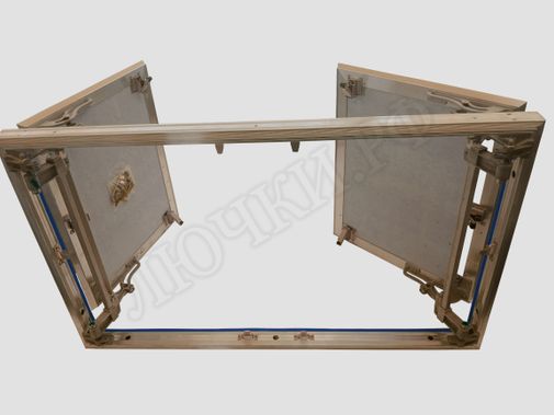 Люк под плитку Нажимной Хаммер Слава 2 створки 1000*600 Люк под плитку Нажимной Хаммер Слава 2 створки 1000*600