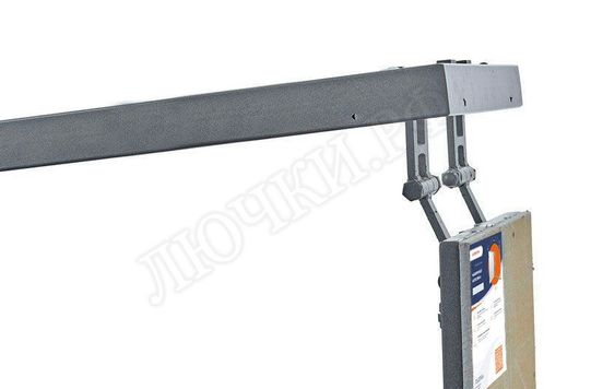 Люк под плитку Нажимной Железяка, 2 створки, 950*900 Люк под плитку Нажимной Железяка, 2 створки, 950*900