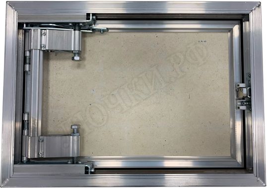 Люк под плитку Нажимной Мега Алюм 2.0, 1 створка Люк под плитку Нажимной Мега Алюм 2.0, 1 створка