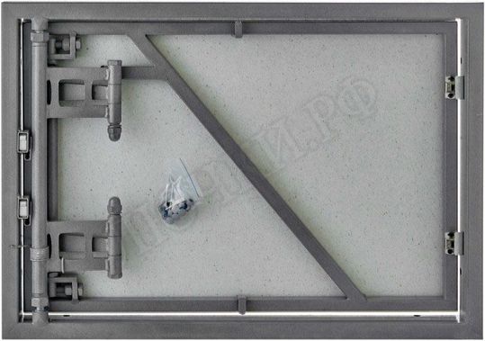 Люк под плитку Нажимной Железяка, 1 створка, 540*700 Люк под плитку Нажимной Железяка, 1 створка, 540*700