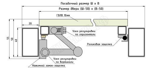 Нажимной Железяка Mini 270*400 Нажимной Железяка Mini 270*400