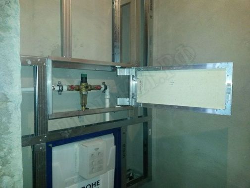 Люк под плитку Нажимной Секрет-Лайт 200*750 Люк под плитку Нажимной Секрет-Лайт 200*750