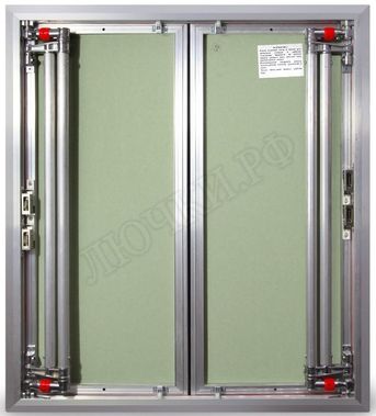 Люк под плитку ЕвроФормат ЕТР 2 створки Люк под плитку ЕвроФормат ЕТР 2 створки