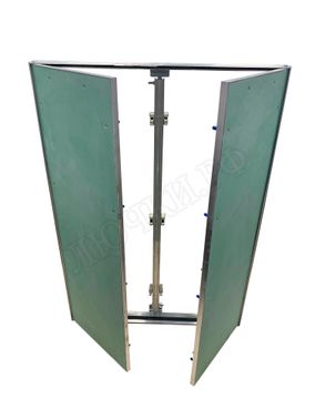 Люк под покраску Хаммер Гиппократ для установки в потолок, 2 створки, съёмная перегородка 1100*1200 Люк под покраску Хаммер Гиппократ для установки в потолок, 2 створки, съёмная перегородка 1100*1200