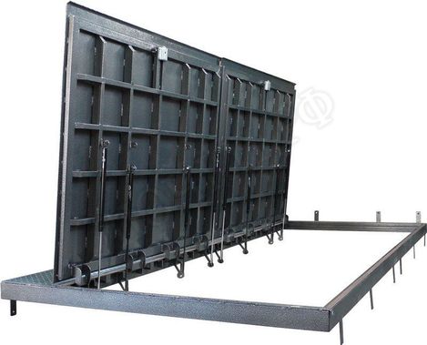 Напольный люк Дворник Короб, стальной рифленый лист 1100*2300 Напольный люк Дворник Короб, стальной рифленый лист 1100*2300