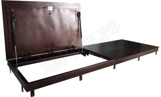 Напольный люк Дворник Короб, стальной рифленый лист 1100*2300 Напольный люк Дворник Короб, стальной рифленый лист 1100*2300