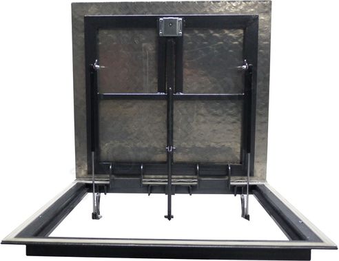 Уличный люк Дворник Уголок, нержавеющий рифленый лист 900*1400 Уличный люк Дворник Уголок, нержавеющий рифленый лист 900*1400