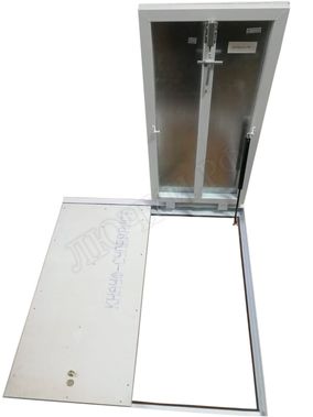 Напольный люк Самоподъемный Невидимка короб 2 створки 1000*1000 Напольный люк Самоподъемный Невидимка короб 2 створки 1000*1000