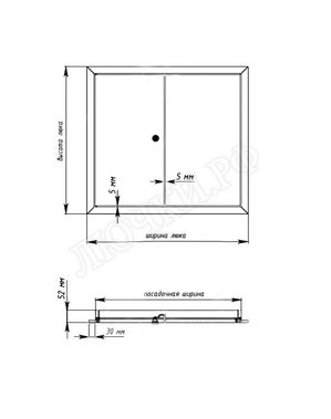 Люк сантехнический Элит усиленный 1 мм нажимной 2 створки 700*500, RAL 9003 муар Люк сантехнический Элит усиленный 1 мм нажимной 2 створки 700*500, RAL 9003 муар