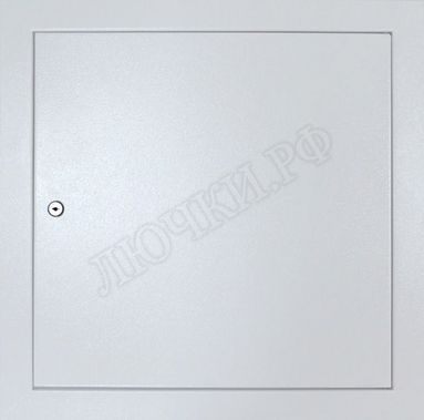 Люк сантехнический усиленный 2мм с замком 2 створки 640*960, RAL1015, монтажные пластины 120 мм Люк сантехнический усиленный 2мм с замком 2 створки 640*960, RAL1015, монтажные пластины 120 мм