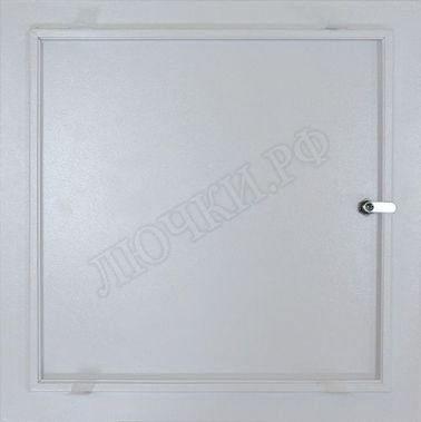 Люк сантехнический усиленный 2мм с замком 2 створки 640*960, RAL1015, монтажные пластины 120 мм Люк сантехнический усиленный 2мм с замком 2 створки 640*960, RAL1015, монтажные пластины 120 мм