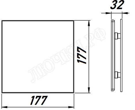 Вытяжной вентилятор Awenta System+, Silent, 125, KWS125W, PI125, Под плитку, пластик Вытяжной вентилятор Awenta System+, Silent, 125, KWS125W, PI125, Под плитку, пластик