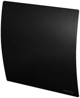 Вытяжной вентилятор Awenta System+, Silent, 125 KWS125W, Escudo, PECB125M, Чёрный матовый, пластик Вытяжной вентилятор Awenta System+, Silent, 125 KWS125W, Escudo, PECB125M, Чёрный матовый, пластик