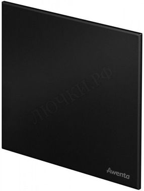 Вытяжной вентилятор Awenta System+, Turbo, 100 KWT100H, Trax, PTCB100M, Чёрный матовый, пластик Вытяжной вентилятор Awenta System+, Turbo, 100 KWT100H, Trax, PTCB100M, Чёрный матовый, пластик