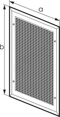 Решетка металлическая с перфорацией 3*5 мм накладная 150*850 Решетка металлическая с перфорацией 3*5 мм накладная 150*850