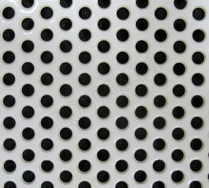 Решетка металлическая с перфорацией Кружок врезная 500*550 Решетка металлическая с перфорацией Кружок врезная 500*550