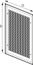Решетка металлическая с перфорацией 3*5 мм накладная 150*850 Решетка металлическая с перфорацией 3*5 мм накладная 150*850